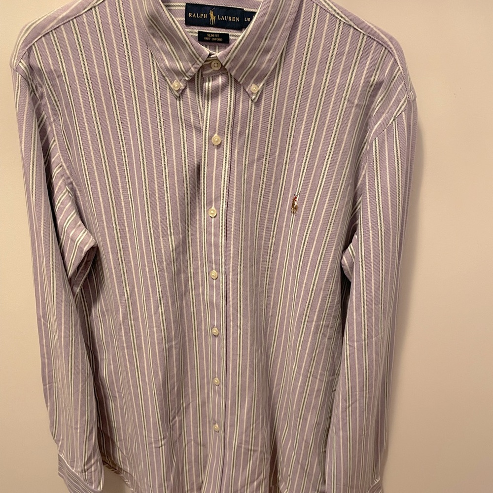 Ralph Lauren Polo MENS button down shirt Size Large